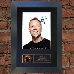 James Hetfield Pre-Printed Autograph (Metallica)