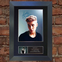 Justin Bieber Pre-Printed Autograph 2