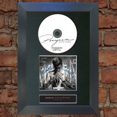 Justin Bieber Pre-Printed Autograph (Purpose)