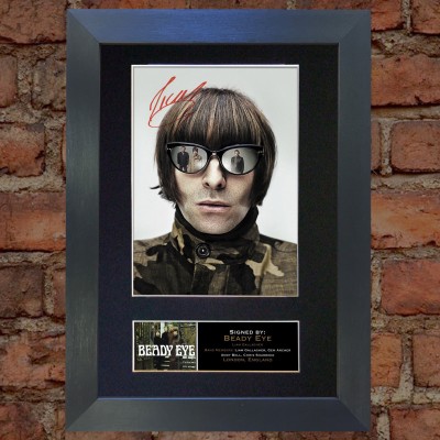 Liam Gallagher Pre-Printed Autograph (Beady Eye)