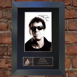 Lou Reed Pre-Printed Autograph