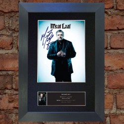 Meat Loaf Pre-Printed Autograph