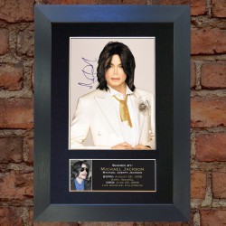 Michael Jackson Pre-Printed Autograph