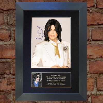 Michael Jackson Pre-Printed Autograph