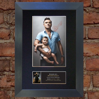 Morrissey Pre-Printed autograph