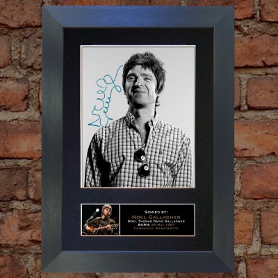 Noel Gallagher Pre-Printed Autograph