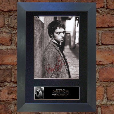 Paolo Nutini Pre-Printed Autograph