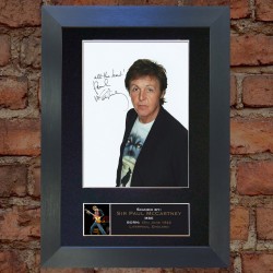Paul McCartney Pre-Printed Autograph