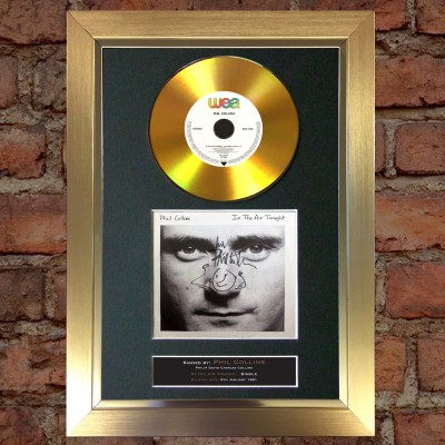 Phil Collins Pre-Printed autograph AFTAL (In the Air Tonight)