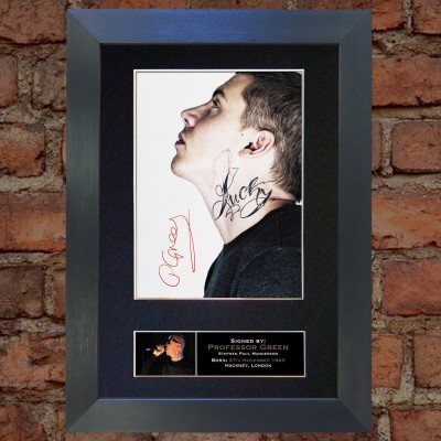 Professor Green Pre-Printed autograph