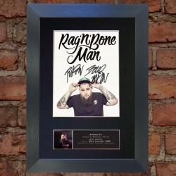 Rag'n'Bone Man Pre-Printed Autograph