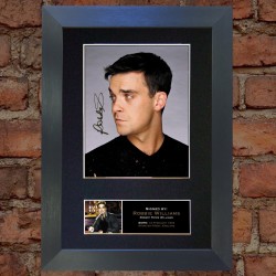 Robbie Williams Pre-Printed Autograph