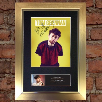 Tom Grennan Pre-Printed Autograph