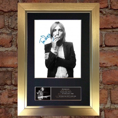 Tom Petty Pre-Printed Autograph