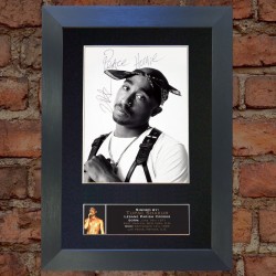 Tupac Shakur Pre-Printed Autograph