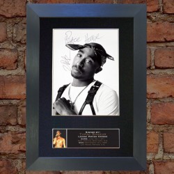 Tupac Shakur Pre-Printed autograph AFTAL