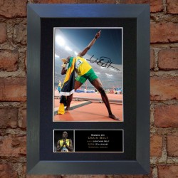 Usain Bolt Pre-Printed Autograph