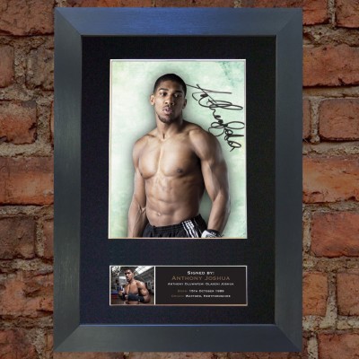 Anthony Joshua Pre-Printed autograph