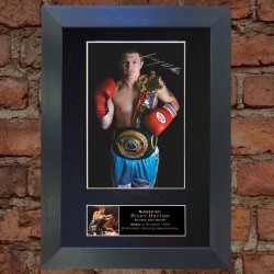 Ricky Hatton Pre-Printed Autograph