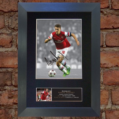 Aaron Ramsey Pre-Printed autograph (Arsenal)