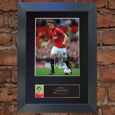 Adnan Januzaj Pre-Printed autograph (Man United)