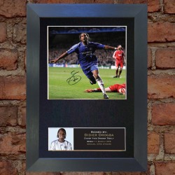 Didier Drogba Pre-Printed Autograph 1 (Chelsea)