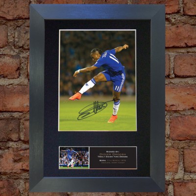 Didier Drogba Pre-Printed autograph 2 (Chelsea)