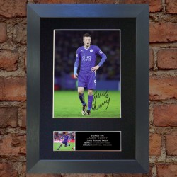 Jamie Vardy Pre-Printed Autograph (Leicester City)