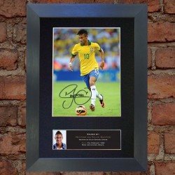 Neymar da Silva Santos Pre-Printed Autograph (Brazil; Barcelona)