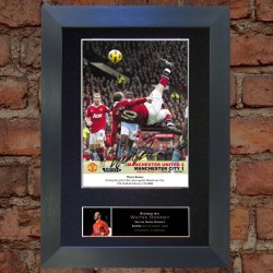 Wayne Rooney Pre-Printed Autograph 1 (Man United)