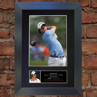 Rory McIlroy Pre-Printed autograph