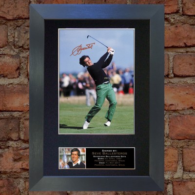 Seve Ballesteros Pre-Printed autograph