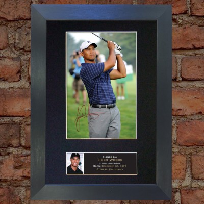 Tiger Woods Pre-Printed autograph