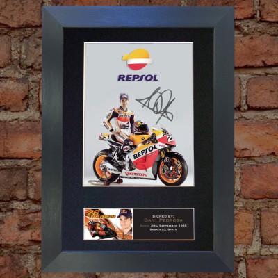 Dani Pedrosa Pre-Printed autograph