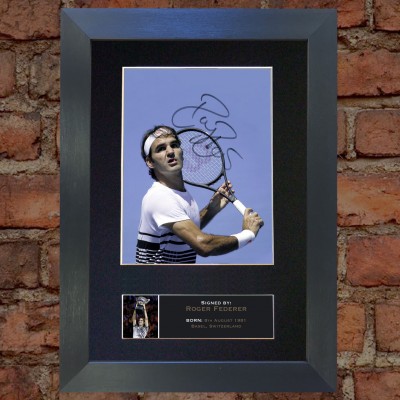 Roger Federer Pre-Printed autograph