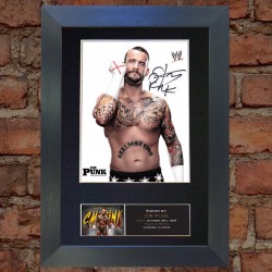 CM Punk Pre-Printed Autograph (WWE; UFC)