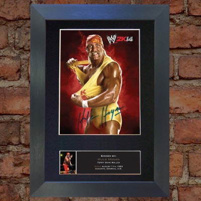 Hulk Hogan Pre-Printed Autograph (WWE; WCW)