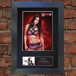 Paige Pre-Printed Autograph (WWE)