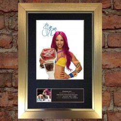 Sasha Banks Pre-Printed Autograph (WWE)