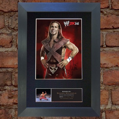 Shawn Michaels Pre-Printed Autograph (WWE)