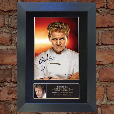 Gordon Ramsay Pre-Printed Autograph (Hell's Kitchen)