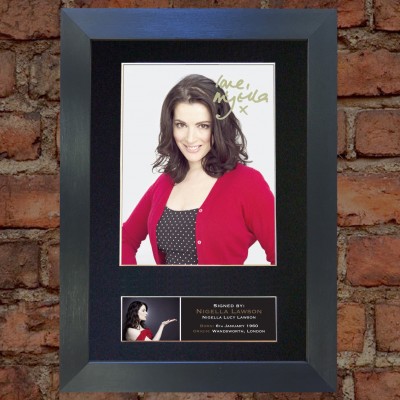 Nigella Lawson Pre-Printed Autograph