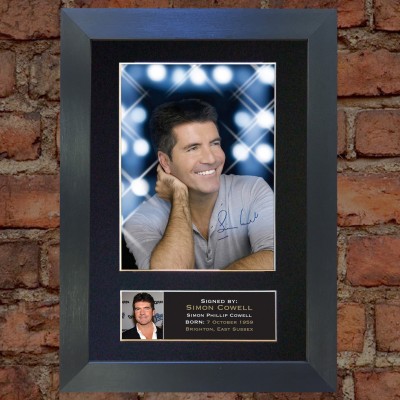 Simon Cowell Pre-Printed Autograph (The X Factor)