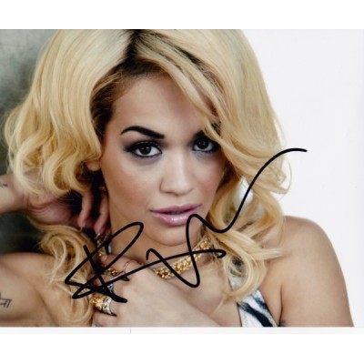 Rita Ora autograph