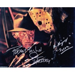Robert Englund and Ken Kirzinger (Freddy vs Jason) autograph