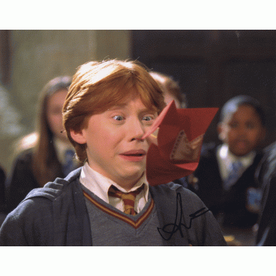 Rupert Grint autograph 1 (Harry Potter)