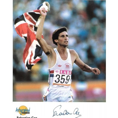 Sebastian Coe autograph