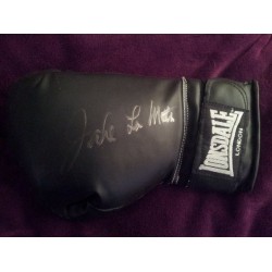 Jake LaMotta Signed Boxing Glove