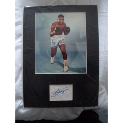 Joe Frazier autograph