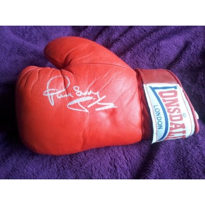 Paul 'Silky' Jones Signed Boxing Glove